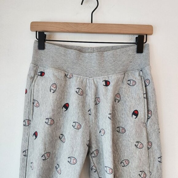 Champion 2 Piece Sweat Set Reverse Weave Hoodie Sweatshirt Joggers Grey XS/S - Picture 11 of 16